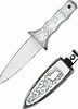 silver knife and sheath